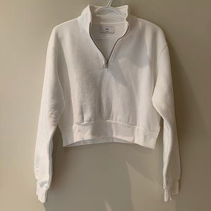 TNA Cozy Fleece Perfect 1/4 Zip Sweatshirt